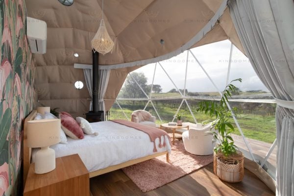 7m King Dome, glamping dome, Aussie glamping, glamping business in Australia sign-up